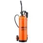 Industrial Concrete Sprayer with Wheeled Cart, 19L Stainless Steel Sprayer, Heavy Duty Tri-Poxy Pump Sprayers, 52cm Wand, 1.2m &
