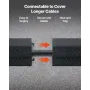 Drop Over Cable Cover, 7,938 kg/Axle Load Capacity, Heavy Duty Cable Hose Protector Ramp, Floor Cord Cover, for High Walking Tra