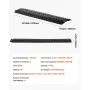 Drop Over Cable Cover, 7,938 kg/Axle Load Capacity, Heavy Duty Cable Hose Protector Ramp, Floor Cord Cover, for High Walking Tra