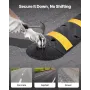 VEVOR 1830MM Gummi Speed ​​Bump, 2 Kanal, Heavy Duty Trafik Speed ​​Bump, 9.979 kg/aksel bæreevne, kabelbeskytter rampe med