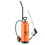 Industrial Concrete Sprayer with Wheeled Cart, 14L Stainless Steel Sprayer, Heavy Duty Tri-Poxy Pump Sprayers, 52cm Wand, 1.2m &