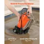 1500W Submersible Trash Pump, 21000 L/H, Cast Iron Submersible Sump Sewage Pump with Automatic Float Switch, 18M Max Lift, Drain