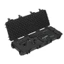 Hard Rifle Case, Lockable Rifle Case with Pre-cut Foams, 1016 mm Gun Storage with Wheels, IP67 Waterproof & Dustproof Movable La