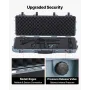 VEVOR Hard Rifle Case, Lockable Rifle Case with Pre-cut Foams, 1016 mm Gun Storage with Wheels, IP67 Waterproof & Dustproof Mova