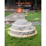 Faux Rock Cover, Outdoor Fake Rock Well Pump Cover, Realistic Natural Texture, Lightweight & Weather-Resistant Polyresin Artific