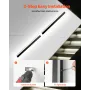 Outdoor Wall Lights, 2 Pack, 1200 mm Long Strip Modern Exterior Wall Sconce Light Fixtures, 2700K-6000K, IP65 Waterproof Anti-Ru