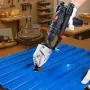 Metal Shear/Cutter Drill Attachment, Sheet Metal Cutter with 360-Degree Pivoting Head, Sharp Blades,Ideal for 1.22 mm Galvanized