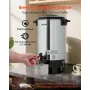 VEVOR Commercial Coffee Urn, 30 Cup 4.5 L Hot Beverage Dispenser with Dripless Faucet, Quick-Brewing Commercial Coffee Maker, Au