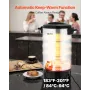 Commercial Coffee Urn, 30 Cup 4.5 L Hot Beverage Dispenser with Dripless Faucet, Quick-Brewing Commercial Coffee Maker, Automati