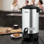 Commercial Coffee Urn, 40 Cup 6 L Hot Beverage Dispenser with Dripless Faucet, Quick-Brewing Commercial Coffee Maker, Automatic 