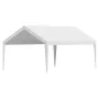 Carport Replacement Canopy, 3.6 x 6 m Potable Garage Tent Top Tarp, UV-Resistant & Waterproof Car Shelter Tarp, Heavy Duty Car P