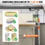 VEVOR Commercial Can Opener, Heavy-Duty Manual Tabletop Cans Opener for Cans Up to 300 mm Height, Height-Adjustable Can Openers 