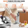 Commercial Can Opener, Heavy-Duty Manual Tabletop Cans Opener for Cans Up to 300 mm Height, Height-Adjustable Can Openers Fixed 