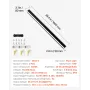 Outdoor Wall Lights, 2 Pack, 1000 mm Long Strip Modern Exterior Wall Sconce Light Fixtures, 3000K Warm White, IP65 Waterproof An