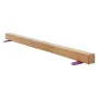 8FT Balance Beam for Kids, 158.7 KG Stable Support Gymnastics Floor Beam with Non-Slip Wooden Mats, Wood-Core Gymnastics Trainin