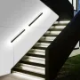 Outdoor Wall Lights, 2 Pack, 600 mm Long Strip Modern Exterior Wall Sconce Light Fixtures, 2700K-6000K, IP65 Waterproof Anti-Rus