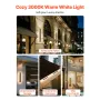 VEVOR Outdoor Wall Light, 600 mm, Long Strip Modern Exterior Wall Sconce Light Fixtures, 3000K Warm White, IP65 Waterproof, Anti