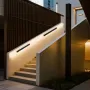 Outdoor Wall Light, 600 mm, Long Strip Modern Exterior Wall Sconce Light Fixtures, 3000K Warm White, IP65 Waterproof, Anti-Rust 