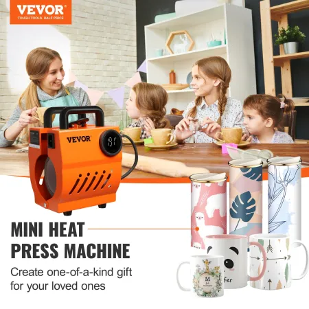 Mug Heat Press, Mini Cup Press Machine, DIY Sublimering Blanks