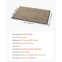 Front Door Mat, 1194 x 813 mm Commercial Floor Mat for Indoor and Outdoor, Modern Stylish Carpet with TPE Backing, Heavy Duty Wa