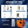 Mug Heat Press, Mini Cup Press Machine, DIY Sublimation Blanks 311.8 g-425.2 g Coffee Mugs Tumblers, Handheld Lightweight Presse