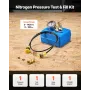 Hydraulic Nitrogen Accumulator Charging Kit, 0-100 Bar Nitrogen Fill Kit, Pressure Test System with 1 Pressure Gauge, 1 Gas Hose