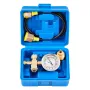Hydraulic Nitrogen Accumulator Charging Kit, 0-100 Bar Nitrogen Fill Kit, Pressure Test System with 1 Pressure Gauge, 1 Gas Hose