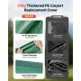 Carport Udskiftning Canopy, 3 x 6 m Drikkegarage telt Top Tarp