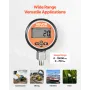 Digital Hydraulic Pressure Gauge, 0-700 Bar (0-10000 PSI) Hydraulic Pressure Sensor, Manometer Tester with NPT Base Entry for Ex