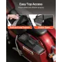 Motorcycle Saddlebag Liner Bag, 18 L Insert Storage Travel Luggage Bag Organizer, Compatible with Harley Davidson 1993-2022 Tour