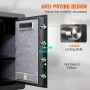 Safe, 2.2 Cubic Feet Home Safe, Steel Security Safe with Fingerprint, Digital Keypad and 2 Keys, Cabinet Safe with Large