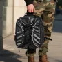 Motorcycle Tail Bag, 22-34 L Expandable Motorcycle Rear Seat Bag with Waterproof Rain Cover, Outdoor Sports Motorbike Luggage St
