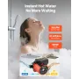 VEVOR Hot Water Recirculating Pump, 38 LPM, Instant Circulation Circulator Pump System, 3-Speed Control, 100W, AC 220-240V, G3/4