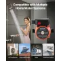 VEVOR Hot Water Recirculating Pump, 38 LPM, Instant Circulation Circulator Pump System, 3-Speed Control, 100W, AC 220-240V, G3/4