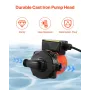 VEVOR Hot Water Recirculating Pump, 38 LPM, Instant Circulation Circulator Pump System, 3-Speed Control, 100W, AC 220-240V, G3/4