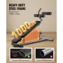 Sit Up Bench, Decline Ab Bench with Reverse Crunch Handle, with 4 Adjustable Height Settings, Heavy Duty Steel, 453 Kg Capacity,