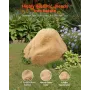 Faux Rock Cover, Outdoor Fake Rock Well Pump Cover, Realistic Natural Texture, Lightweight & Weather-Resistant Polyresin Artific
