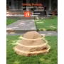 Faux Rock Cover, Outdoor Fake Rock Well Pump Cover, Realistic Natural Texture, Lightweight & Weather-Resistant Polyresin Artific