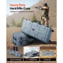 VEVOR Hard Rifle Case, Lockable Rifle Case with Pre-cut Foams, 1066 mm Movable Gun Storage with Wheels, IP67 Waterproof & Dustpr