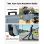 Hard Rifle Case, Lockable Rifle Case with Pre-cut Foams, 1066 mm Movable Gun Storage with Wheels, IP67 Waterproof & Dustproof Pi