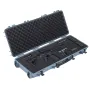 VEVOR Hard Rifle Case, Lockable Rifle Case with Pre-cut Foams, 1066 mm Movable Gun Storage with Wheels, IP67 Waterproof & Dustpr