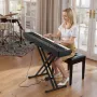 VEVOR Weighted Digital Piano, 88 Keys Fully Weighted, Electric Piano Dual Keyboard & Speakers with X Stand, Sustain Pedal, Recor