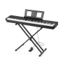 VEVOR Weighted Digital Piano, 88 Keys Fully Weighted, Electric Piano Dual Keyboard & Speakers with X Stand, Sustain Pedal, Recor