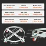 55 gallon Heavy Duty Drum Dolly, 1000 kg belastningskapacitet