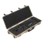 Hard Rifle Case, Lockable Rifle Case with Pre-cut Foams, 1016 mm Gun Storage with Wheels, IP67 Waterproof & Dustproof Movable La