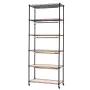 Plant Shelf with Grow Light, 6-Tier Indoor Plant Stand, 180cm Tall Plants Display Rack with Wheels & 4/9/14H Timer, 150W 3-Color