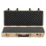 Hard Rifle Case, Lockable Rifle Case with 4 Layers Pre-cut Foams, 914 mm Gun Storage with Wheels, IP67 Waterproof & Dustproof Pi