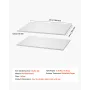 Melamine Shelves, 2 Piece, Wooden Cabinet Shelves Cut to Size for Closet System, Replacement Cabinet Shelf, Versatile Use Wardro