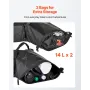 Motorcycle Saddlebags, 28 L (14 L x 2) Large Capacity Side Saddle Bags Compatible with Most Motorcycles, Waterproof Outdoor Spor