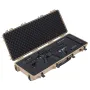 Hard Rifle Case, Lockable Rifle Case with Pre-cut Foams, 1066 mm Movable Gun Storage with Wheels, IP67 Waterproof & Dustproof Pi